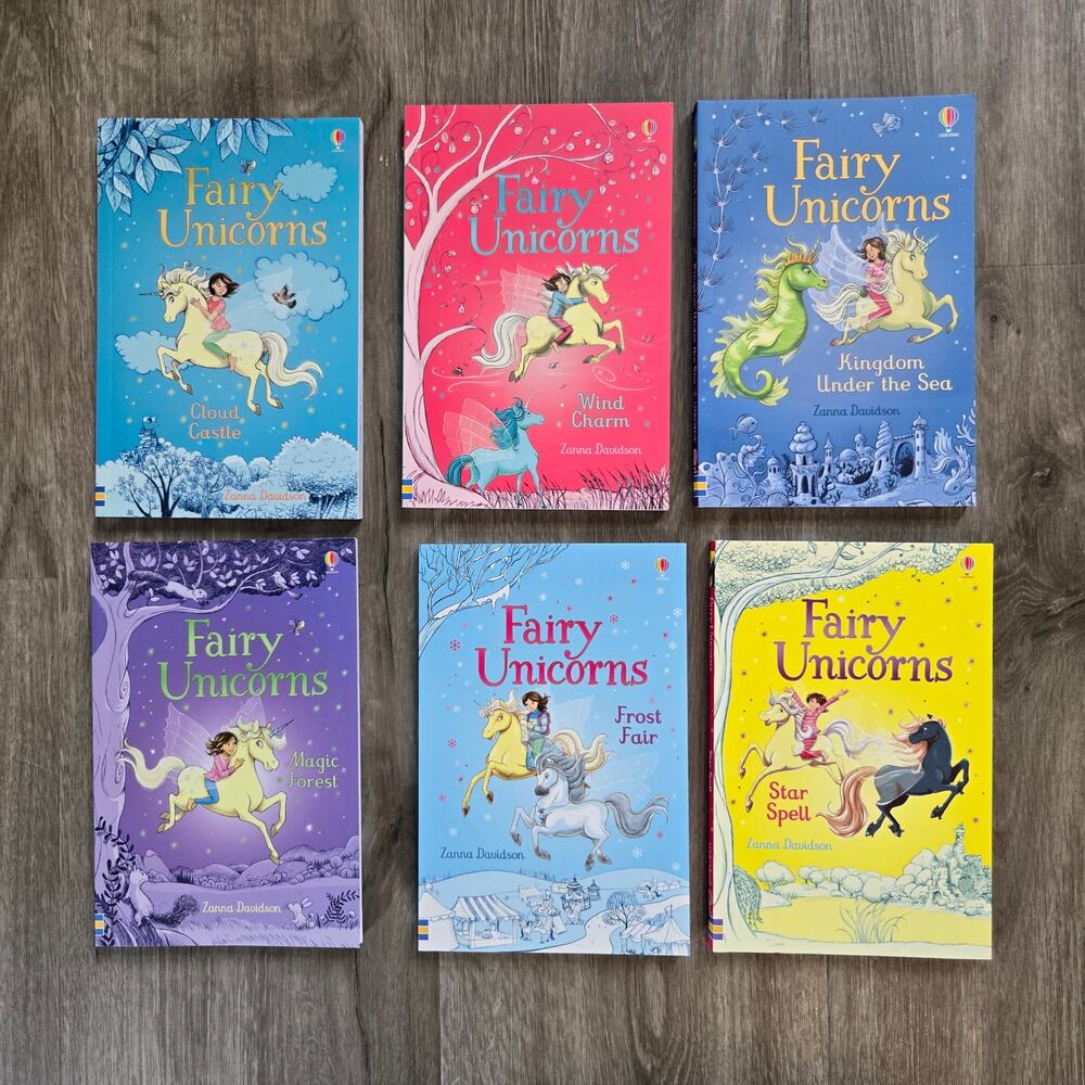 Usbourne Fairy Unicorn 6 Book Lot Excellent Condition